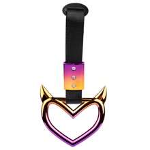 1 pezzo Adesivo per maniglia Tsurikawa con design JDM Demo, adesivo per paraurti, gancio di traino per auto, bus, accessorio per drift, etichetta di avvertimento