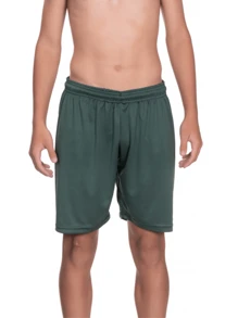 Men's Soccer Shorts Polyester Soccer Bermuda Shorts Men's Gym Gym Shorts - 綠色 - 查看 2