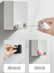 1 Stück dehnbarer 4,2m unsichtbarer Wäscheleine, Wäschetrockengerät für den Innenbereich in Bad oder Balkon, ohne Bohren, Stahlseilfach, Feder, minimalistisch, Sommershirts