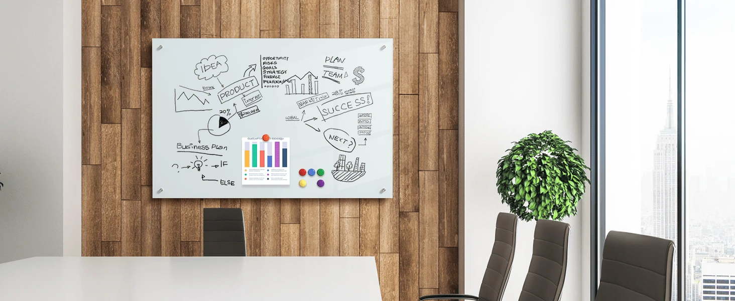 Feste A4 Whiteboards 10 Stück | Liniert & Abwischbar | Aus Stabilem MDF | Ideal Für Schule & Büro
