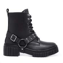 Women Pant Boots - 黑色 - 查看 2