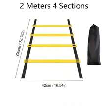 1pc Agile Ladder, Agile Speed Trainer, Can Be Carried Around, Suitable For Indoor And Outdoor And Other Places, Widely Used In Ball Games, Fitness Sports, Etc., Born For Sports! - Multicolor - View 10