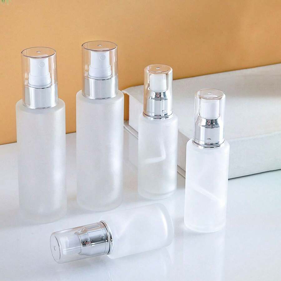 1PC Frosted Glass Empty Spray Bottle Perfume Atomizer Refillable Spray Bottle Women Perfume Pump Travel Bottle - Multicolor - View 1