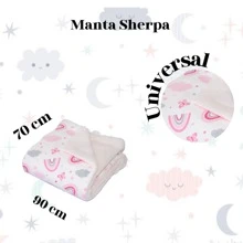 Warm Baby Sherpa Blanket For Maternity - Hot Pink - View 3