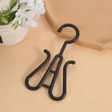 2-Piece Wall-Mounted Wig Stands - Versatile Hanging Holders For All Wigs, Unisex Adult Design, Perfect For Home Decor - Black - View 8