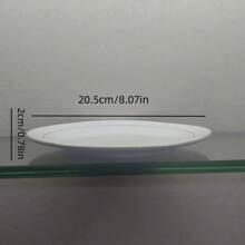 European Style Luxury Ceramic Serving Plate With Gold Rim, Ideal For Steak, Desserts And Snacks In Home And Buffet