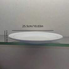 European Style Luxury Ceramic Serving Plate With Gold Rim, Ideal For Steak, Desserts And Snacks In Home And Buffet
