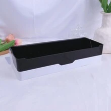 1 Giá Treo Tường Phòng Tắm, Không Cần Khoan, Nhà Vệ Sinh/Phòng Tắm/Bồn Rửa Bát - màu đen - Xem 1