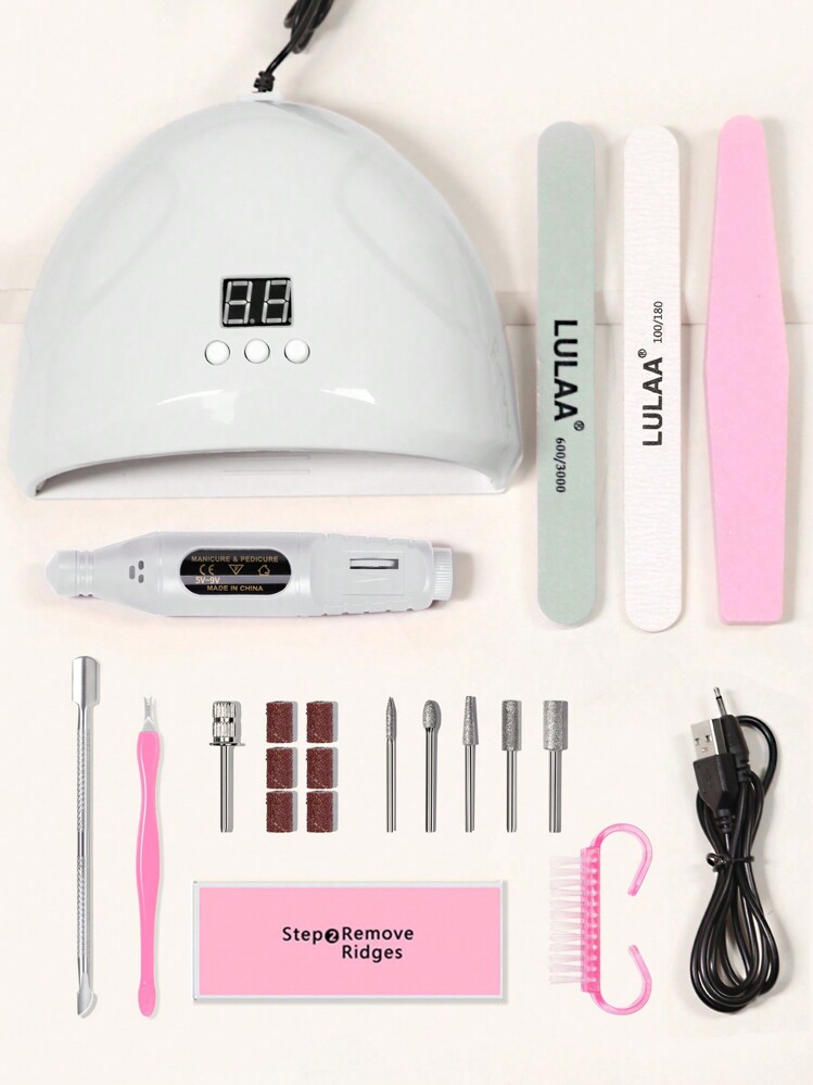 ジャパンネイルライトセット ジェルネイルライトLED38w 充電式