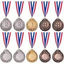 Golden/Silvery/Bronze Award Medals, Winner Medals For Competitions, Party, 2 Inches - Multicolor - View 2