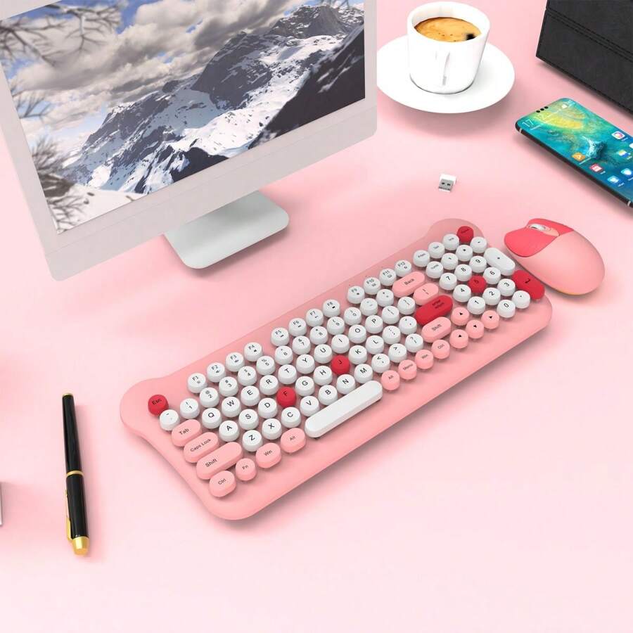 Keyboards & Mouse Combos - Rosa Baby - Visualizzare 1