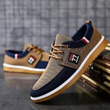 Zapatos casuales caballeros lona cómodos, clásicos, ligeras, transpirables, zapatos hombres vestir, trabajo, estudio, vida diaria, zapatos hombre casuales, CN40-CN47(25 MX-28.5 MX)