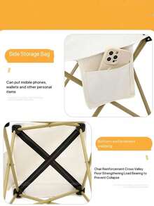1 Ghế Gấp Ngoài Trời Ghế Gấp Di Động Xe Ghế Gấp Ghế Gấp Giải Trí Cắm Trại Ghế - Nhiều màu - Xem 9