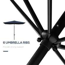 Outdoor Beach Umbrella/Sun Umbrella - Mixed Color - View 5