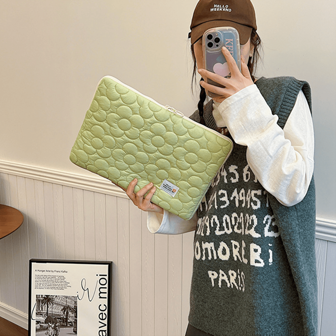 iPad 11-Zoll Tasche zur Aufbewahrung, niedliche Blumen-Laptop-Innentasche 13/14/15 Schutzhülle