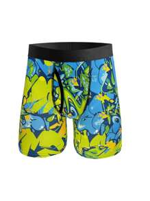 4 Quần Sịp Boxer Thể Thao Dài In Hình Nam, Quần Lót Thời Trang Thoáng Khí, Nhanh Khô, Mặc Ở Nhà - Nhiều màu - Xem 4