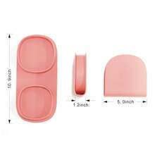 1 Bộ đồ ăn cho bé bằng silicon có thể gấp lại, chịu nhiệt và an toàn với máy rửa chén, tiện lợi khi đi du lịch và tụ họp gia đình - Nhiều màu - Xem 7