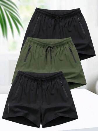 Boyfriend Style Men's Quick-Dry Sports Shorts, Summer Casual Gym, Running, Basketball Shorts