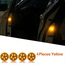 4入組LED汽車防碰撞閃光警示燈，安全燈可防止碰撞和追尾事故，車門燈 - 彩色 - 查看 5