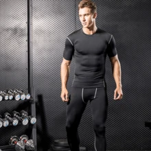 tops de hombre deportiva cómoda transpirable, ligera y transpirable Manga Corta Gym TranspirableTops Ropa Para Hombre Playera Deportiva Camiseta De Secado