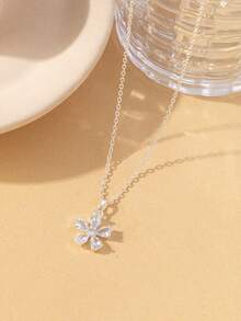 10 Chiếc Vòng Cổ Mạ Bạc Bộ Trang Sức Dành Cho Nữ Cao Cấp Và Không Dễ Phai Màu Sao Biển Tình Yêu Bông Tuyết Thiên Thần Đám Mây Hình Học Bướm vòng Cổ Quà Tặng Từ Bạn Bè Và Gia Đình - Bạc - Xem 4