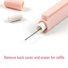 10/5/2 件，莫兰迪色自动铅笔套装，0.5MM/0.7MM 铅笔，简约纯色，带橡皮擦的铅笔，适合学生和办公室使用的塑料自动铅笔，学生铅笔办公用品返校 - 彩色 - 查看 8