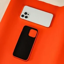 1 件奢华哑光荔枝纹 PU 皮革手机壳适用于 Apple iPhone 15 Pro Max 14 Plus 13 12 11,简约时尚外壳 - 海洋藍 - 查看 4