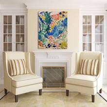 1pc/Frame Matisse Retro Abstract Painting Wall Art, Matisse Exhibition Art, Landscape Wall Art Canvas Prints, Watercolor Wall Art Posters, Matisse Poster, Matisse Wall Art, Matisse Garden, Wall Decor