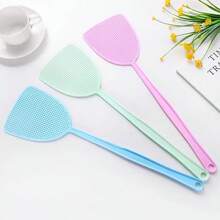 مصيدة الذباب اليدوية 3 قطع / 2 قطع / 1 قطعة، قاتل الحشرات المنزلية و الحشرات في السكن الجامعي ، مقبض طويل متين ، لا يسهل كسره