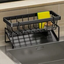 Kitchen Rack Rag Storage Drain Rack Punch-Free Household Spice Rack Sink Faucet Sink Artifact - Multicolor - View 6