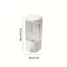 1 件壁挂式肥皂盒、免钻肥皂架、浴室淋浴收纳盒、未打孔肥皂架、带排水装置的淋浴皂盒、浴室、厨房水槽、浴室配件收纳、浴室储物罐 - 白色 - 查看 9