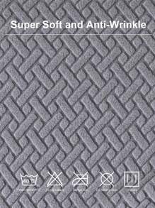 Capa para Cadeira de Jantar Jacquard com Elástico Tamanho XL, Capa Protetora Extra Grande para Cadeira de Jantar, 1 Peça - Bege - Visão 2