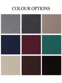 Capa para Cadeira de Jantar Jacquard com Elástico Tamanho XL, Capa Protetora Extra Grande para Cadeira de Jantar, 1 Peça - Bege - Visão 6