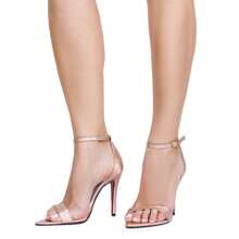 Women Heeled Sandals - 香檳色 - 查看 1