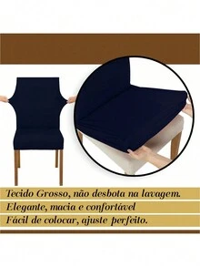 Chair Covers - Navy Blue - View 3