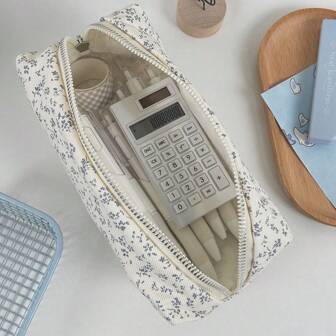 Purple Violet Pencil Case Stationery Box Multifunctional Makeup Bag,Back To School Essentials,Creative Gift For Thanksgiving, Christmas, Birthday Halloween Decoration Back To School,Pencil Pouch,School Bag