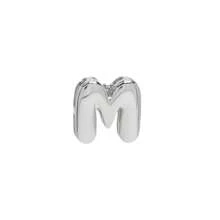 Collier à lettres 3D à la mode, collier avec bulle de nom personnalisé, bijoux personnalisés, collier en argent sterling, cadeau pour la Saint-Valentin
