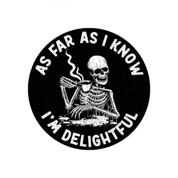 1pc Delightful And Fun Skull Stickers For Mental Health Awareness - Perfect For Cars, Motorcycles, Helmets, And Water Bottles Vinyl Decal,For Bedroom Decor,Room Decor Items,For Halloween Decor,Fall Decor,Classroom Decorations,Removable Sticker