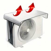 1 Vỏ Điều Hòa Ngoài Trời - Bảo vệ chống nước bền bỉ với khả năng chống tia cực tím, Tấm chắn chống bụi trong mọi thời tiết cho các bộ phận trung tâm - Chống nắng & mưa - 1 cái - Xem 1