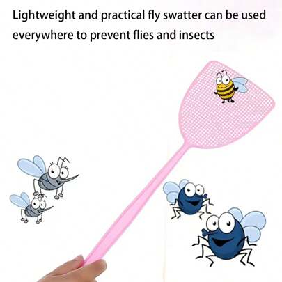 3入/2入/1入手動拍蒼蠅拍，家居宿舍殺蟲神器，耐用長柄，不易折斷