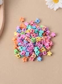 30pcs Girls' Flower Shaped Hair Clips Set, Colorful & Randomly Picked, Including Mauve Small Barrettes, Butterfly Edge Clips And Bang Clips Hair Claws Claw Clips Hair Jaw Clip Hair Clamps Hair Clutch Hair Claw Clip, School Stuff, College Fall Winter Hair Accessories For Women For Vacation Outfits Woman