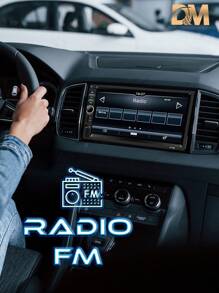 CAR MP5 PLAYER 7012B 7" HD TOUCH SCREEN BT/FM/TF/USB MP5/MP4/MP3 CAMARA DE REVERSA,auto estereo de pantalla,Pantalla central multimedia CarPlay para automóviles, radio, Bluetooth, estéreo, reproductor integrado. - Negro - Ver 7