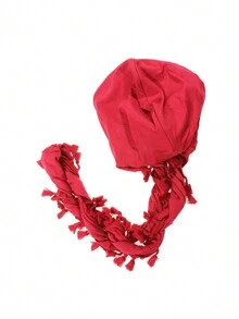 Sombrero divertido para hombres con barba trenzada, doble turbante, borla en el borde y cola de trenza para el cuidado del pelo - Multicolor - Ver 14