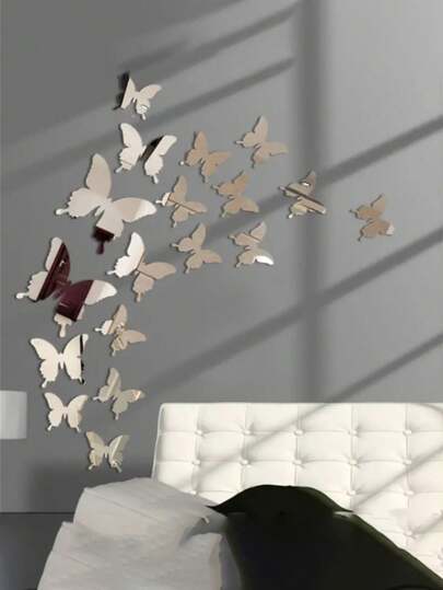 12 pezzi Adesivi murali a farfalla 3D vibranti - Trasforma istantaneamente il tuo spazio con un'applicazione senza problemi, perfetto per casa, cameretta, aula e altro ancora - Aggiunge fascino e bellezza