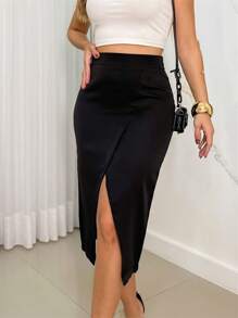 Women Skirts - Black - View 2