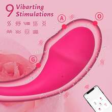 RC Vibrator, 9-Speed Silicone Sensitive Vibration Egg, Rose Toy For Women G-Spot Climax Vibrating Massager, Vaginal Vibrator, 18+ Adult Sexy Toy