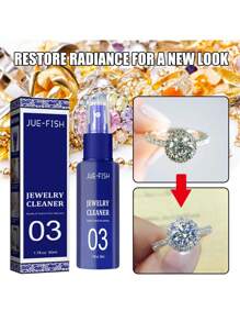 1pc (50ml/100ml) Dual-Sized Jewelry Spray Cleaning Solution For Gold Necklace, Jewelry, Watch Anti-Oxidation Cleaner - Multicolor - View 13
