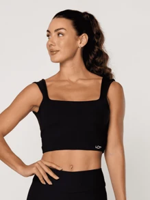 LOT FITNESS Women Sports Tees & Tanks - màu đen - Xem 7