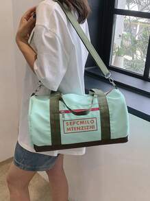 Sac de sport léger pour voyage et yoga, forme de baril rond, grande capacité, sac à dos de bagage pour voyage court, sac de voyage au design élégant