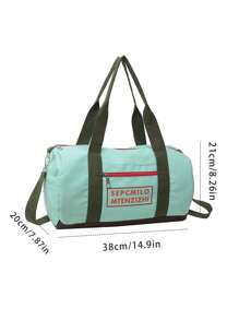 Sac de sport léger pour voyage et yoga, forme de baril rond, grande capacité, sac à dos de bagage pour voyage court, sac de voyage au design élégant